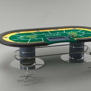 现代扑克桌3D模型下载